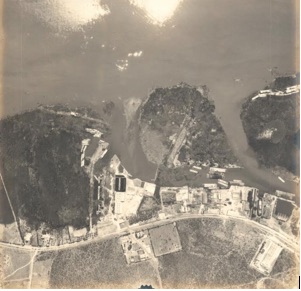 Ubicación del hangar de SCADTA 1938, próximo a la actual Vía 40,