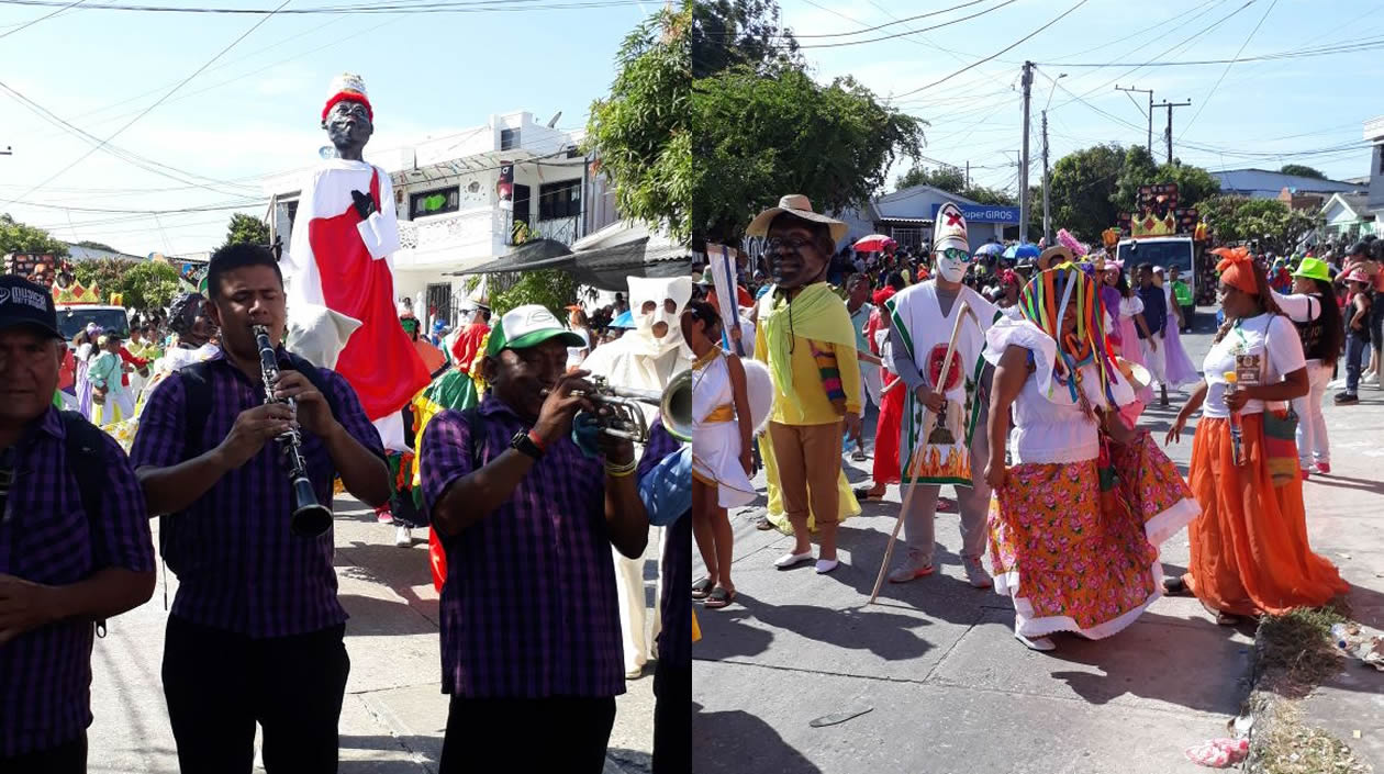 San Agatón es la parte religiosa en el Carnaval de Barranquilla.