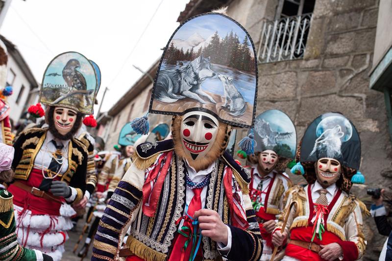 Carnaval en Galicia, España.