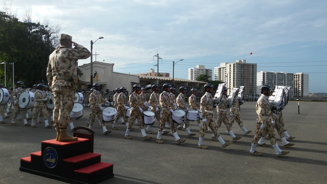 La transmisión se realizó en la Plaza de Armas del Batallón de la Segunda Brigada, ubicado en el barrio Paraíso, en el norte de Barranquilla.