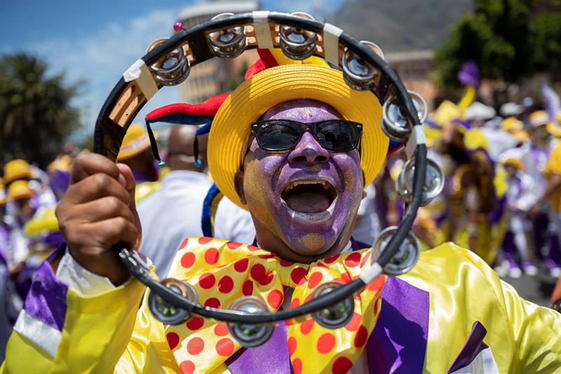 Comparsas del Carnaval del Año Nuevo en Sudáfrica.