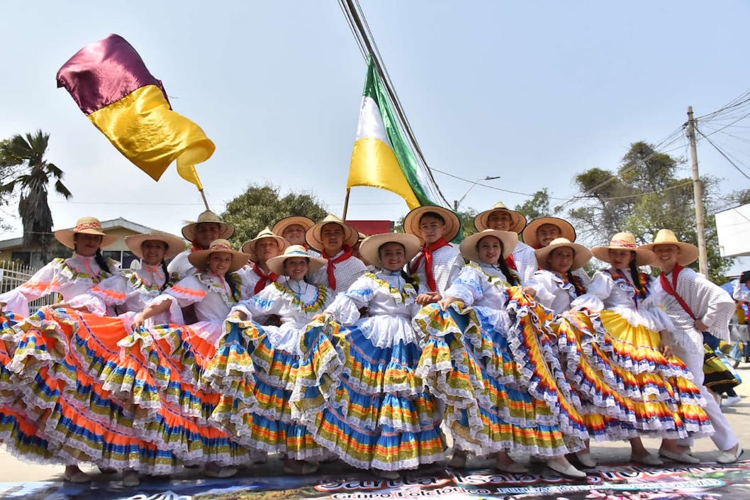 El grupo folclórico del Tolima.