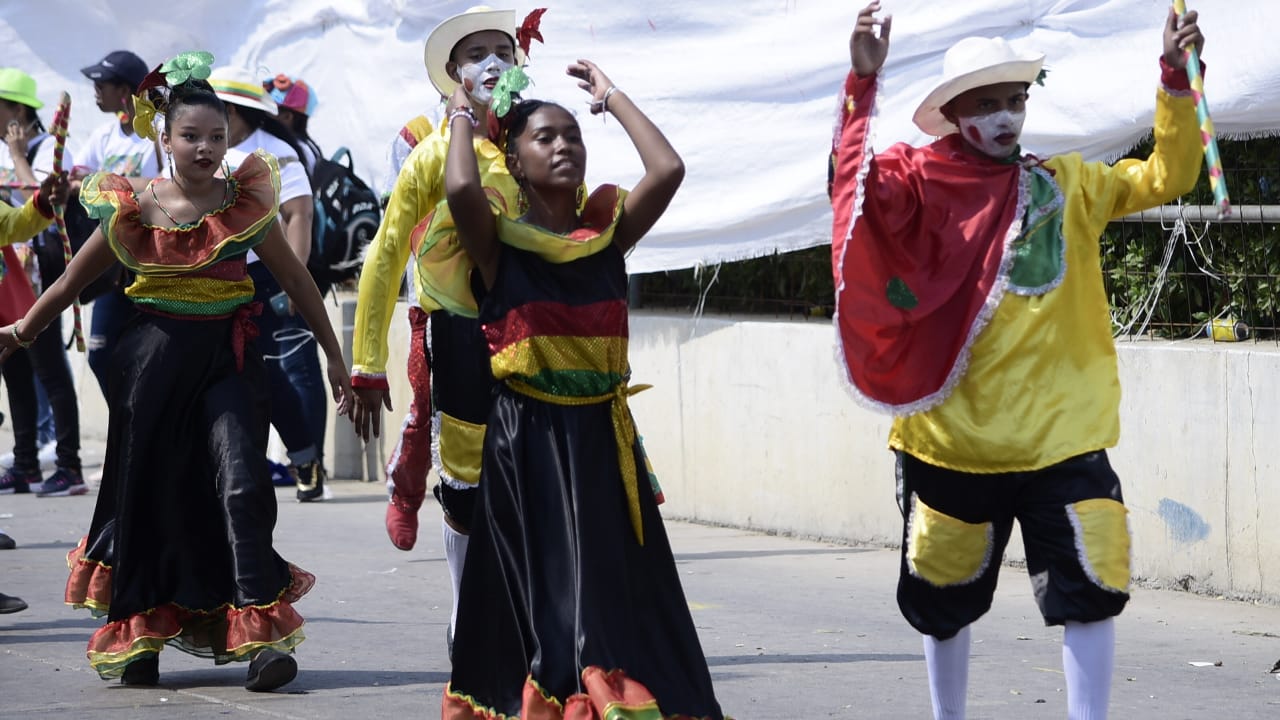 La danza del Garabato del barrio El Bosque.