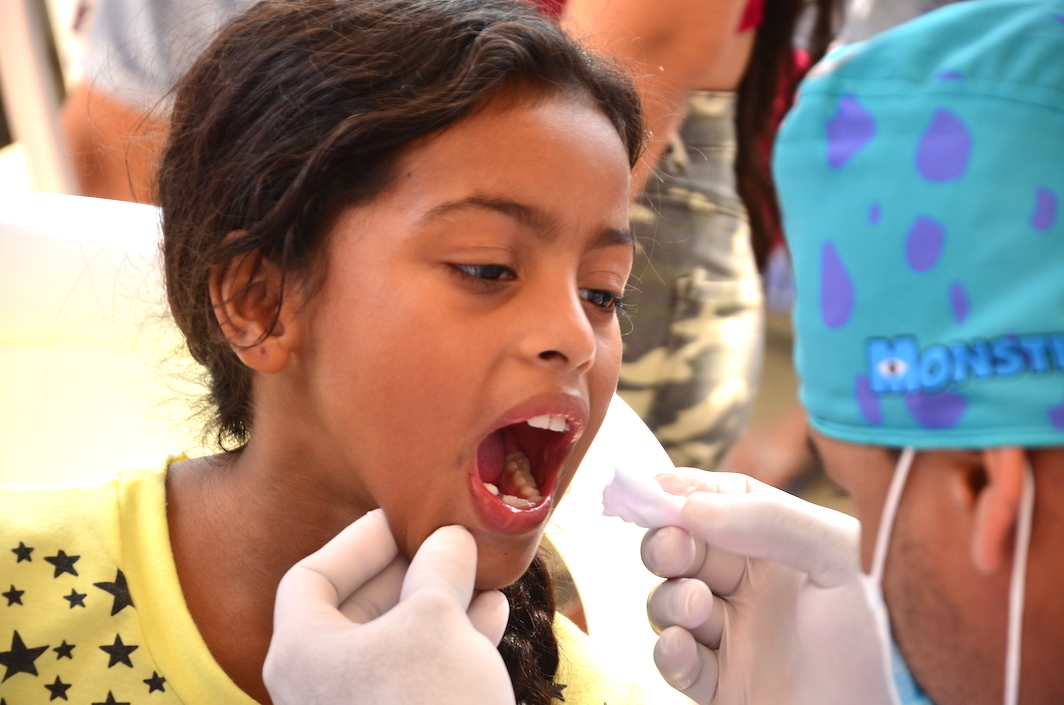 Atención odontológica para niños.