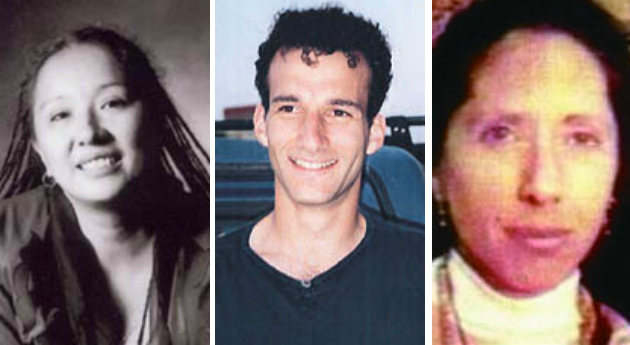 Los indigenistas Terence Freitas, Ingrid Washinawatok y Larry Gay Lahe fueron secuestrados y asesinados por las FARC en 1999.