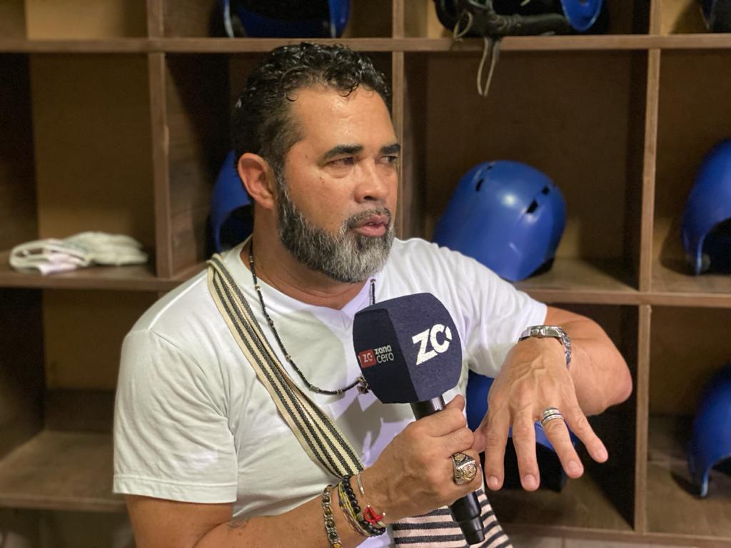 Ozzie Guillén durante entrevista con Zona Cero. 