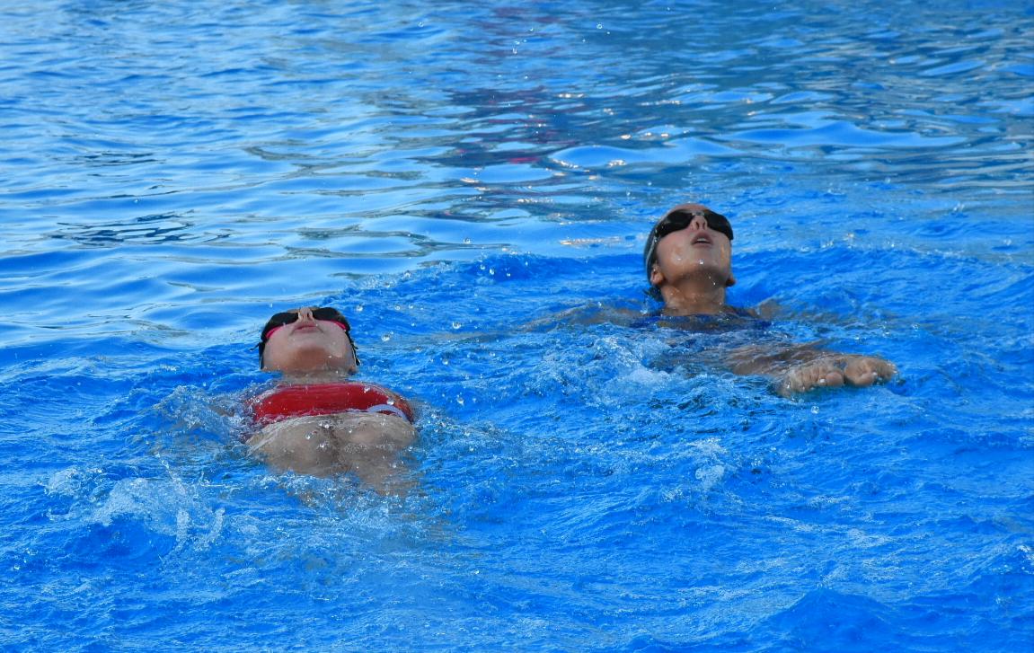 Con el tiempo, la técnica ha sido pulida por las dos nadadoras. 