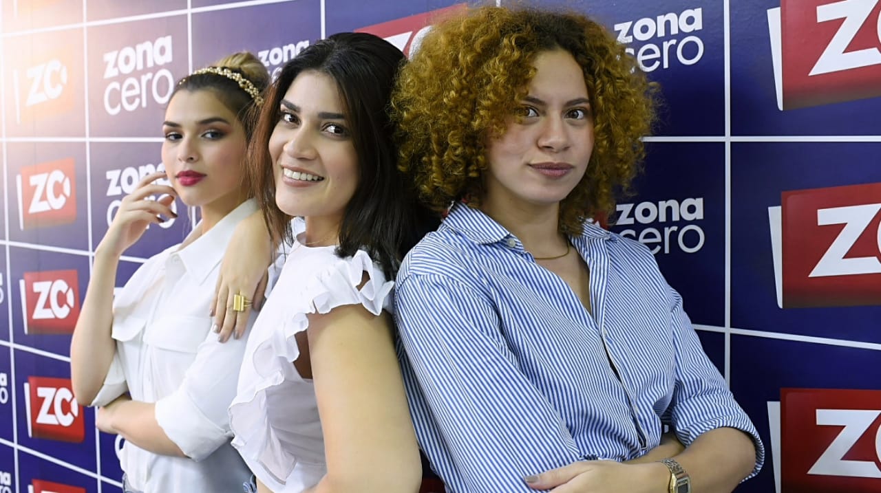 Meryann Rodríguez, Iris De La Ossa y Evelia Betancourt, actrices de la serie.