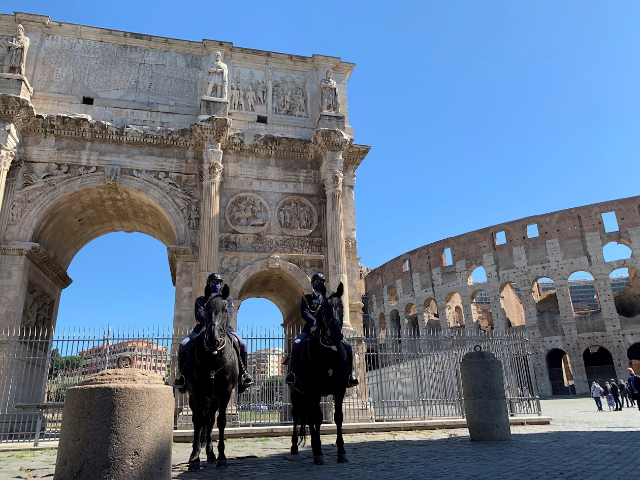 El Coliseo Romano.