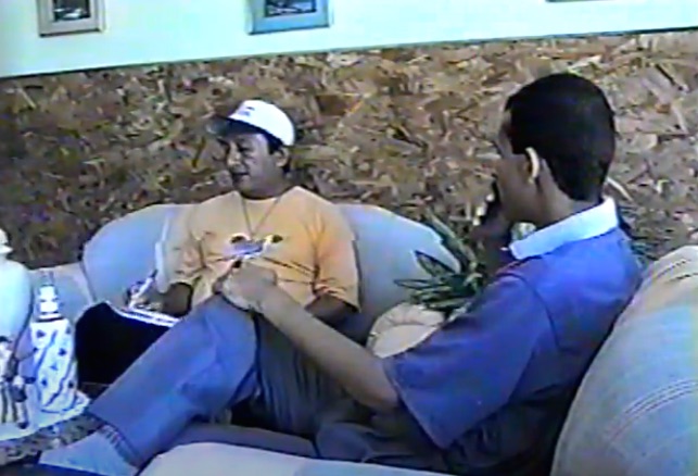 Aquí entrevistándolo el 20 de julio de 1998, fecha que cumplía la Maratón 30 años.