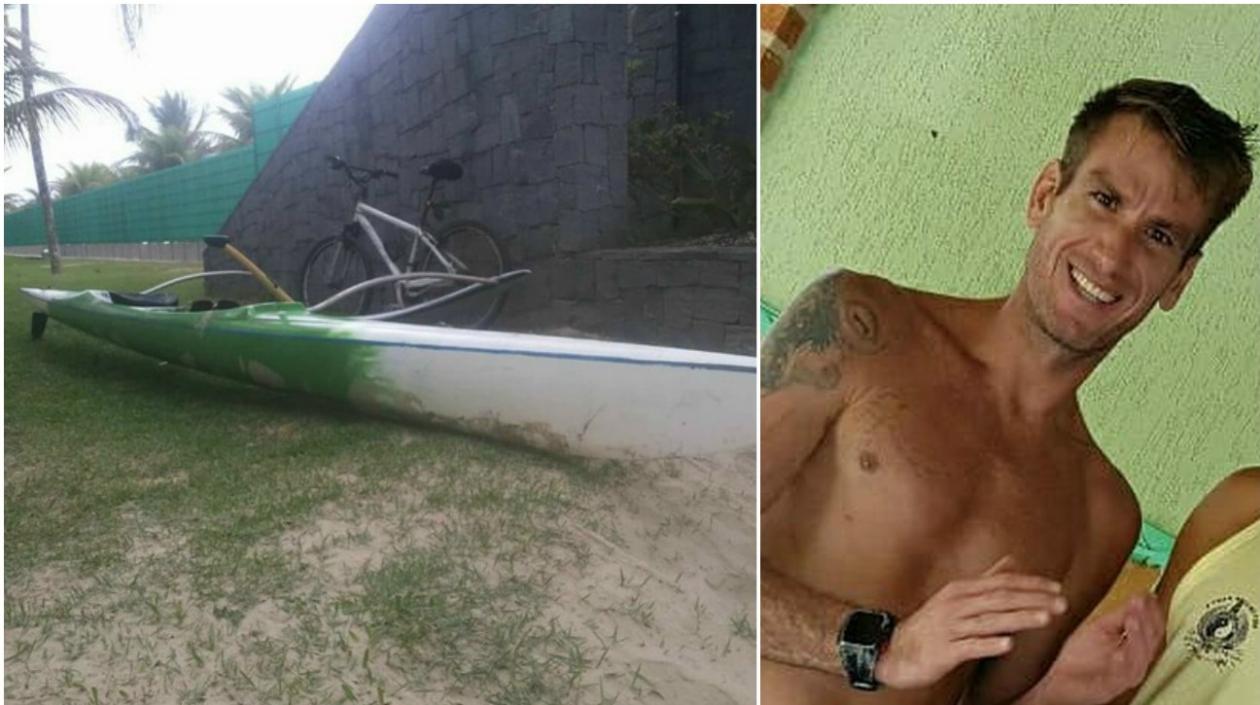 Piragüista de la selección brasileña Diego Bichir fue hallado muerto en el mar.