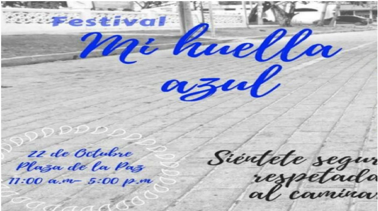 Invitación al evento Festival Mi Huella Azul.s
