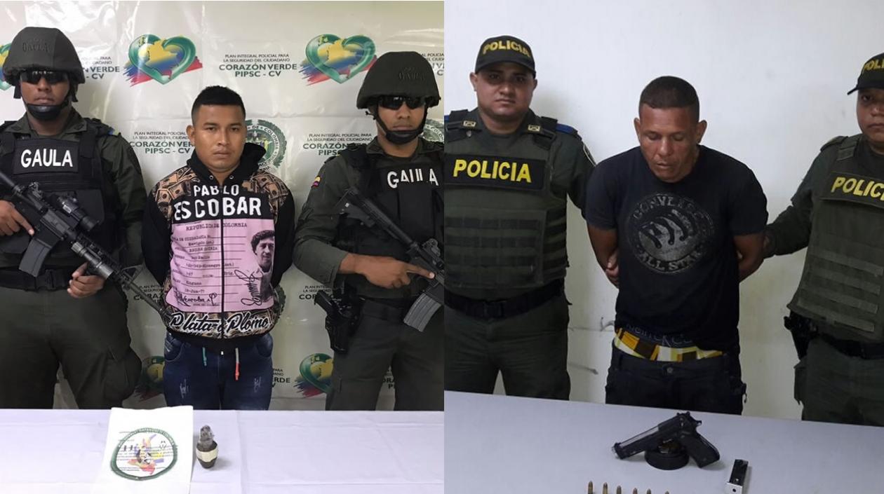 Alias 'Lucho' y alias 'El mono', dos de los 4 capturados por el homicidio de la chancera en Juan de Acosta.