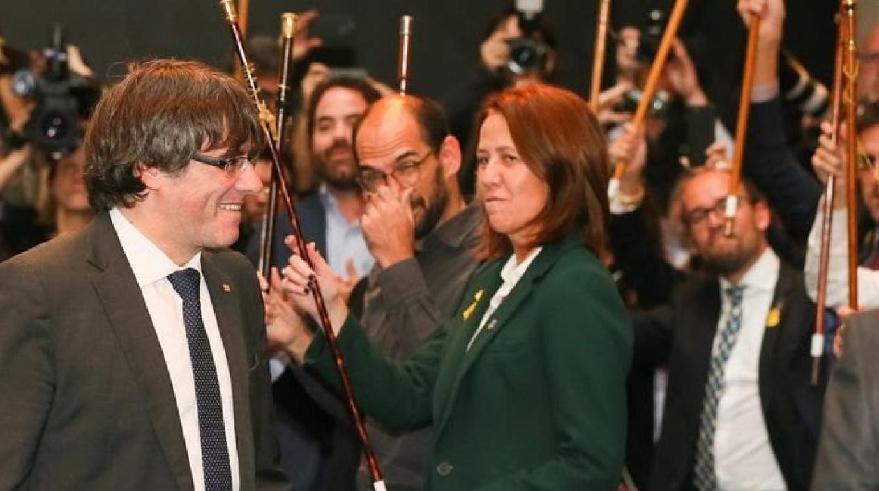 El expresidente cesado de la Generalitat de Cataluña reclamó una "reacción" a la Unión Europea.