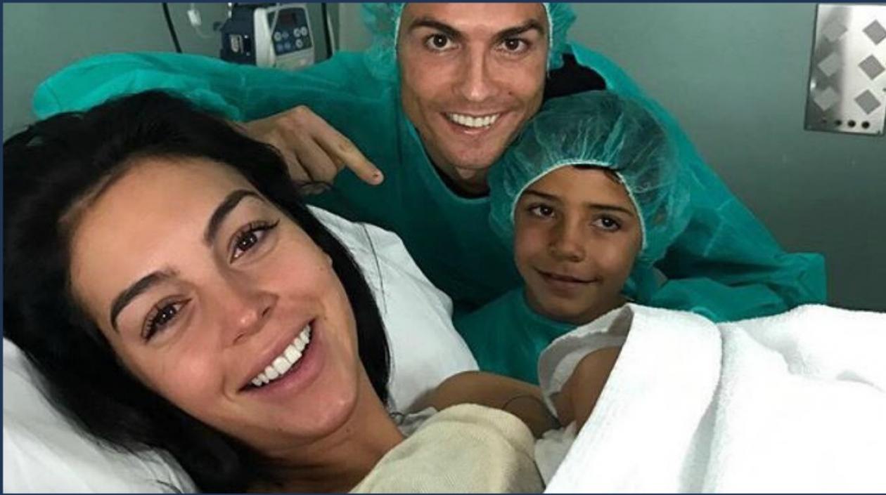 Nació Alana Martina, la hija de Cristiano Ronaldo con Georgina Rodríguez.