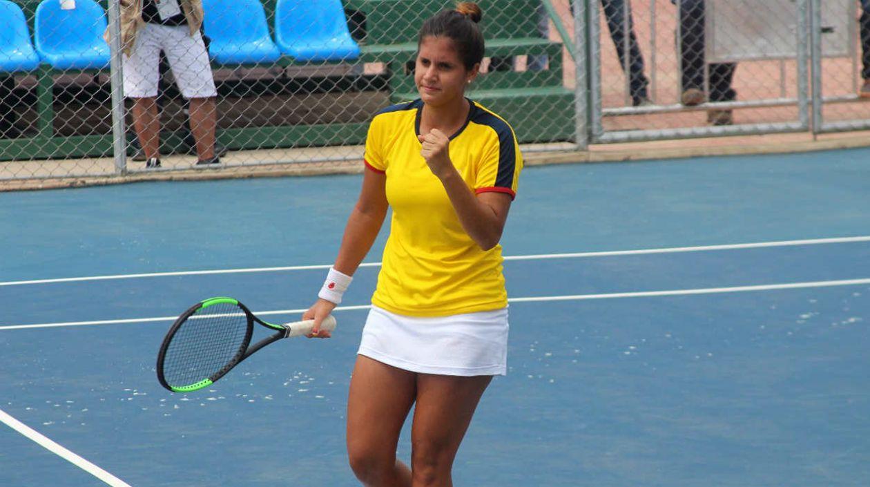 María Paulina Pérez, tenista barranquillera. 