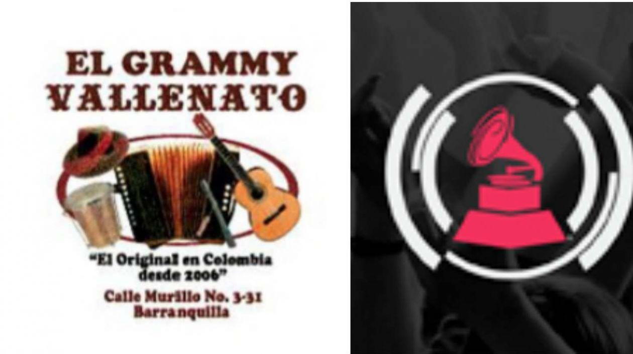 Este es el signo de El Grammy Vallenato y el logo de los Latin Grammy.