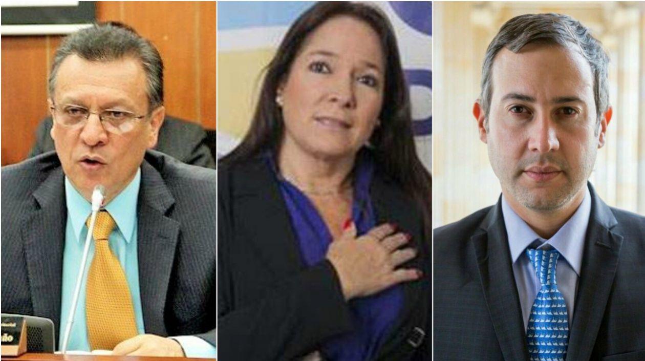 Senén Niño, Susana Correa y Mario Fernández, senadores.