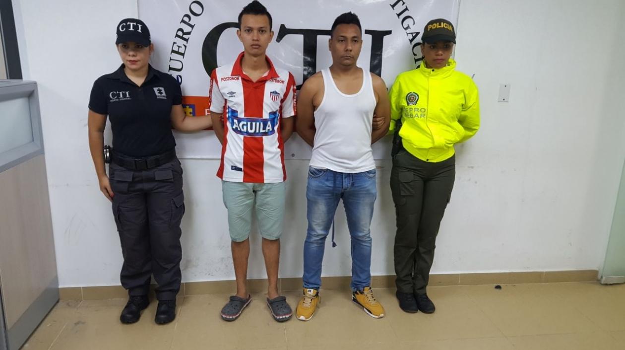 Kevin Ismael Mercado Rivas y Randy Johan Fontalvo Fontalvo, capturados.