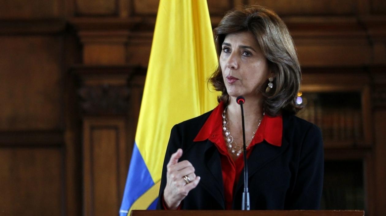 La canciller de Colombia, María Ángela Holguín.