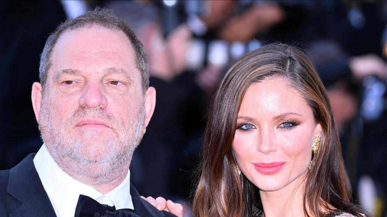 Harvey Weinstein y su esposa, Georgina Chapman.