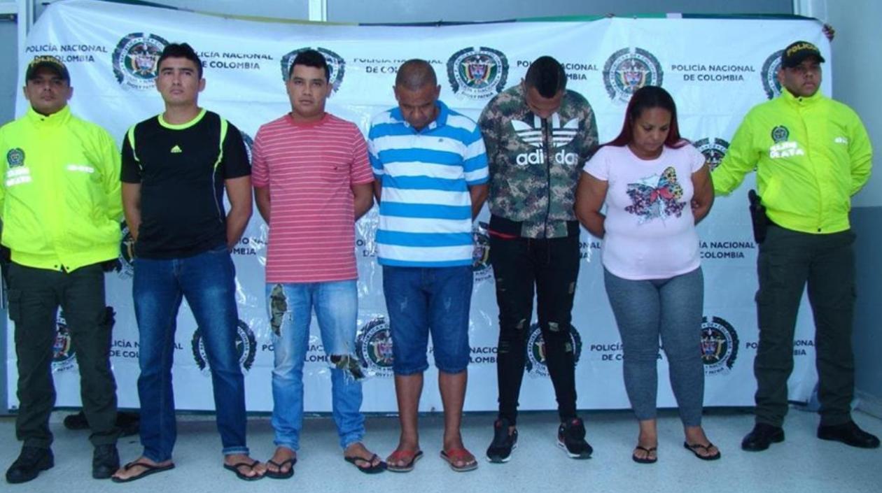 Presuntos integrantes de la banda 'Los Joselitos' capturados la semana pasada.