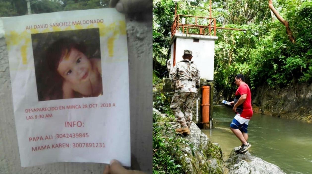 El niño Alí David Sánchez está desaparecido desde el 28 de octubre.