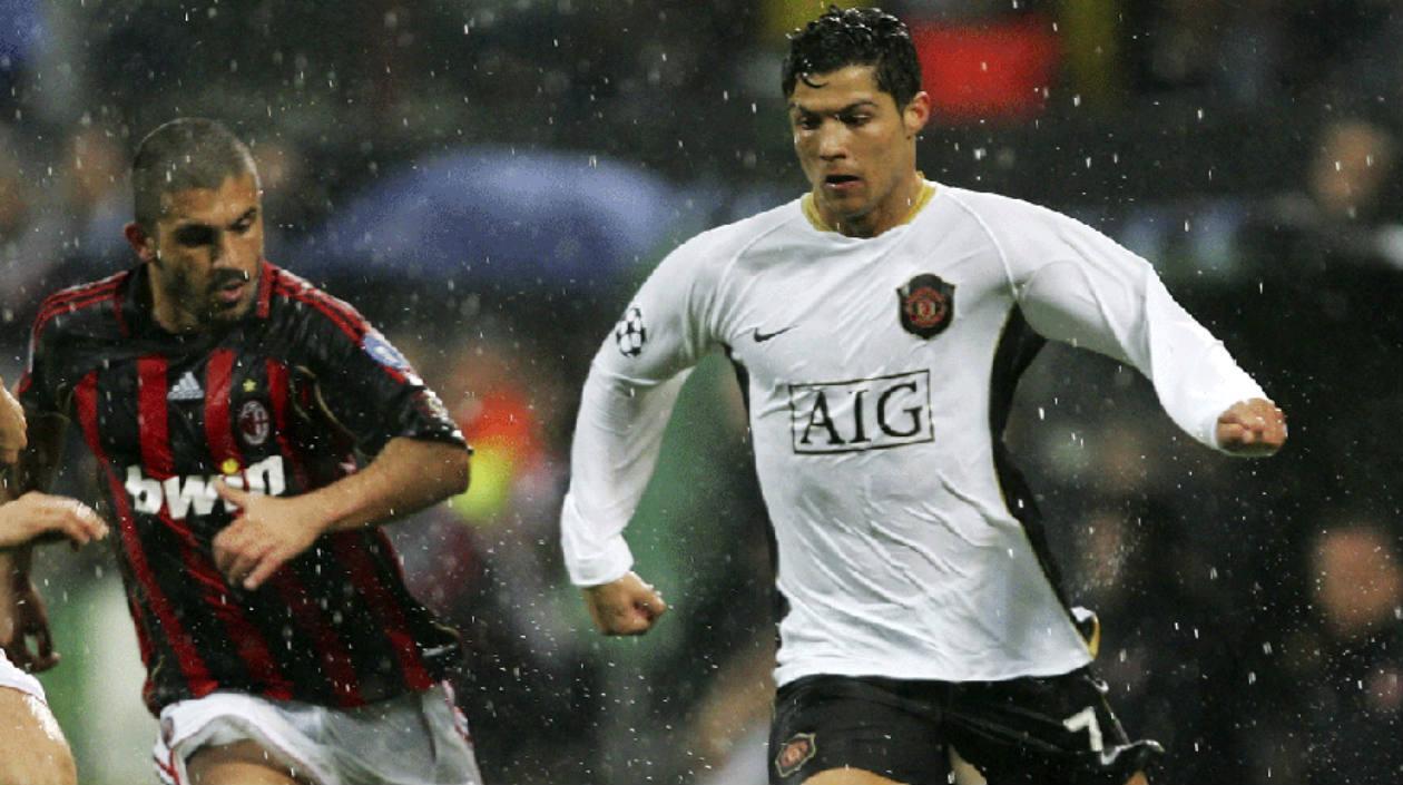 Gennaro Gattuso enfrenta a Cristiano Ronaldo. 