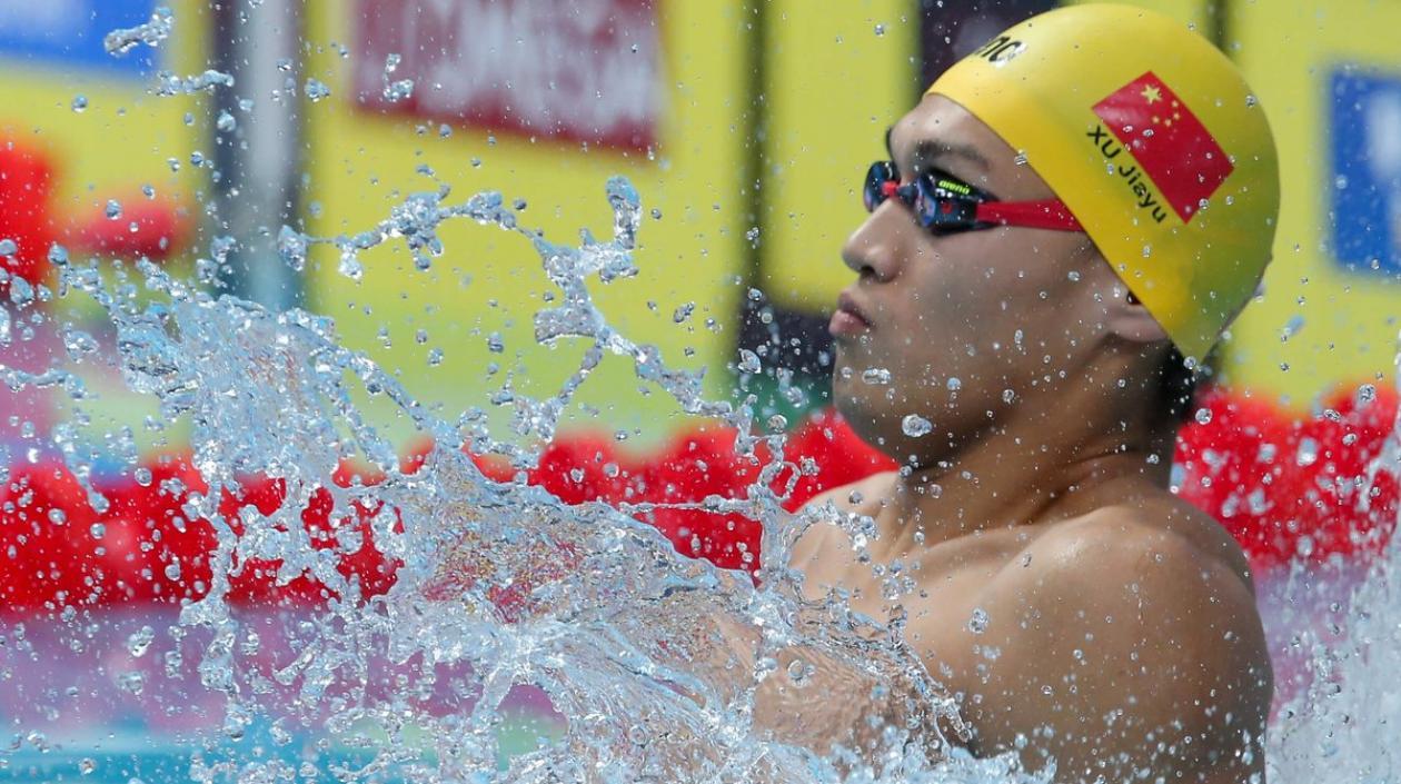 Jiayu Xu, nadador chino. 