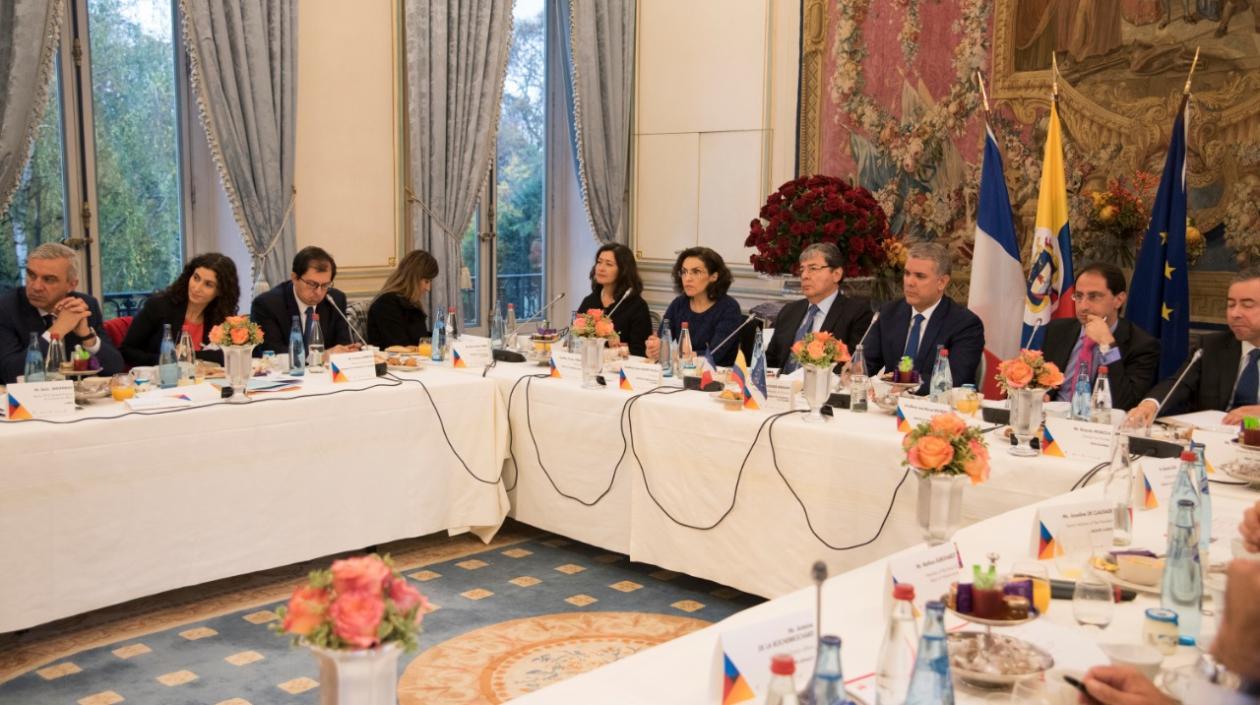 El Presidente Duque invitó este lunes a los empresarios franceses para que inviertan en Colombia.