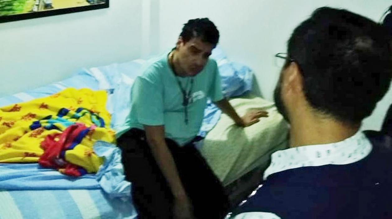  Rector Ramsés Vargas, durante su captura por el CTI.