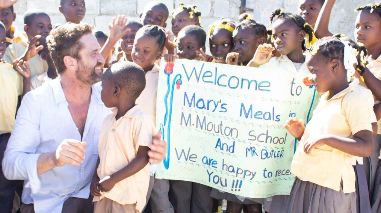 El actor estuvo en trabajos filantrópicos en Haití, antes de ir a República Dominicana, junto a la organización internacional Mary Meals.