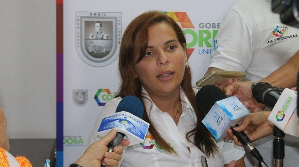Sandra Gómez Urbina, exsecretaria de la Mujer de Córdoba.