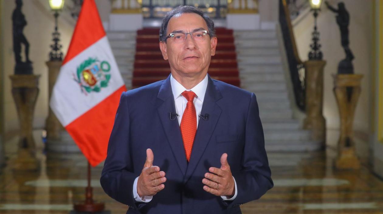 El presidente de Perú, Martín Vizcarra. 