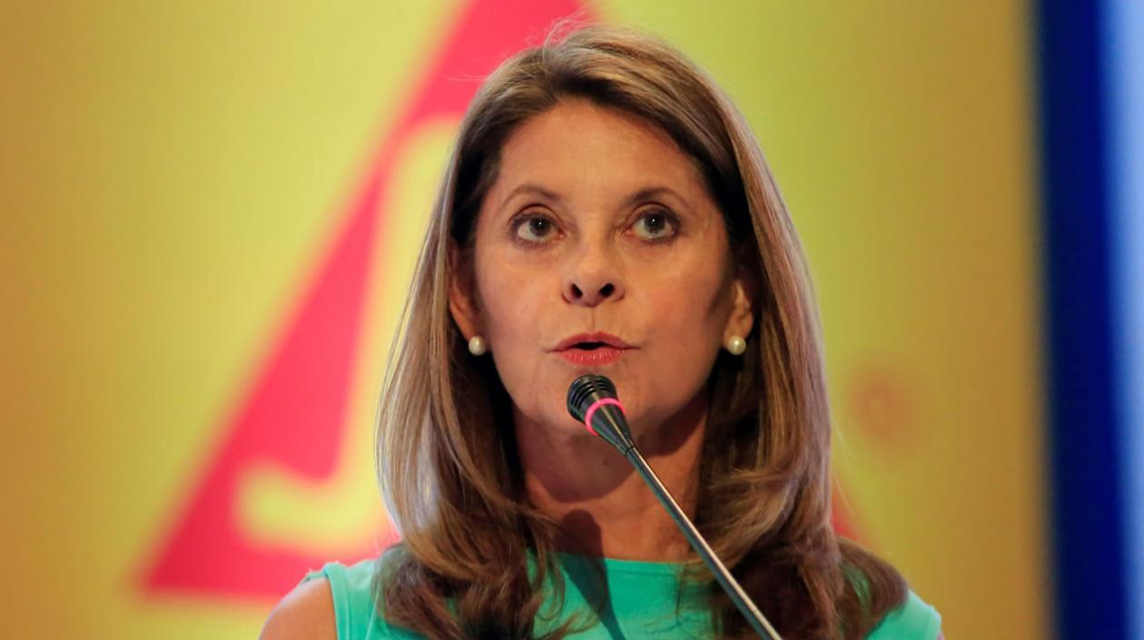 La vicepresidente de Colombia, Martha Lucía Ramírez.