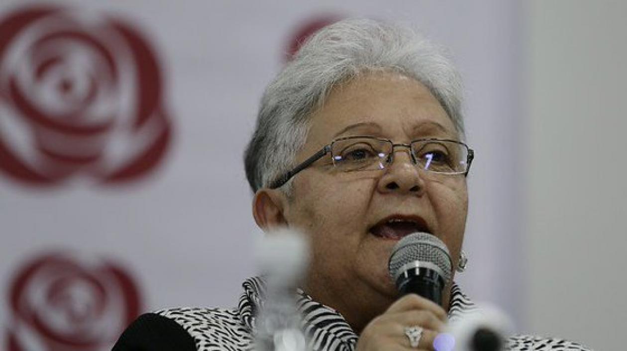 Imelda Daza Cotes, candidata vicepresidencial.