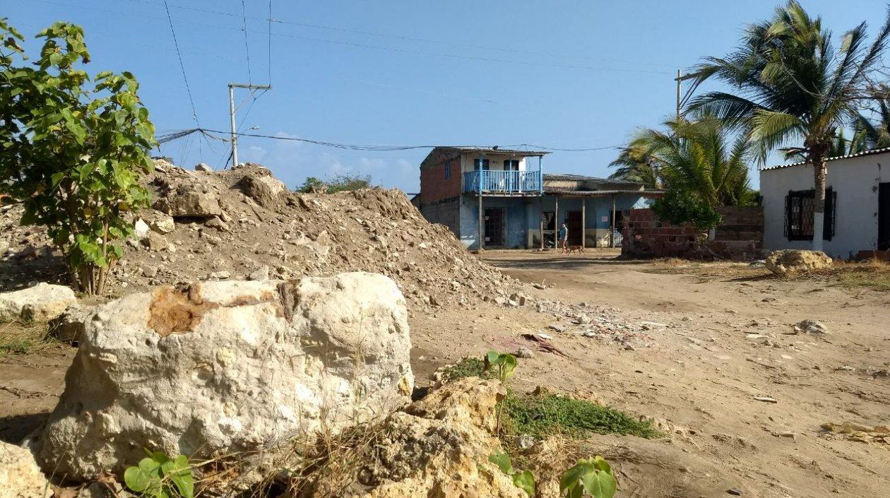 Sector donde ocurrieron los hechos en el sector La Cangrejera, en el corregimiento de La Playa.