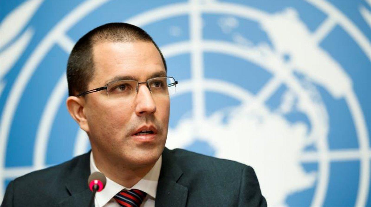 El ministro de Relaciones Exteriores de Venezuela, Jorge Arreaza Montserrat.