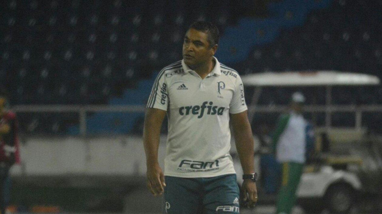 Roger Machado, técnico del Palmeiras.