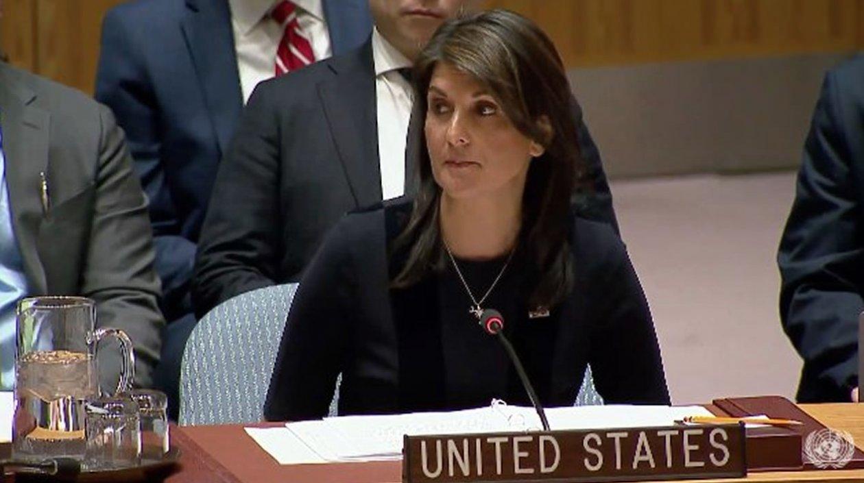 Embajadora ante Naciones Unidas, Nikki Haley