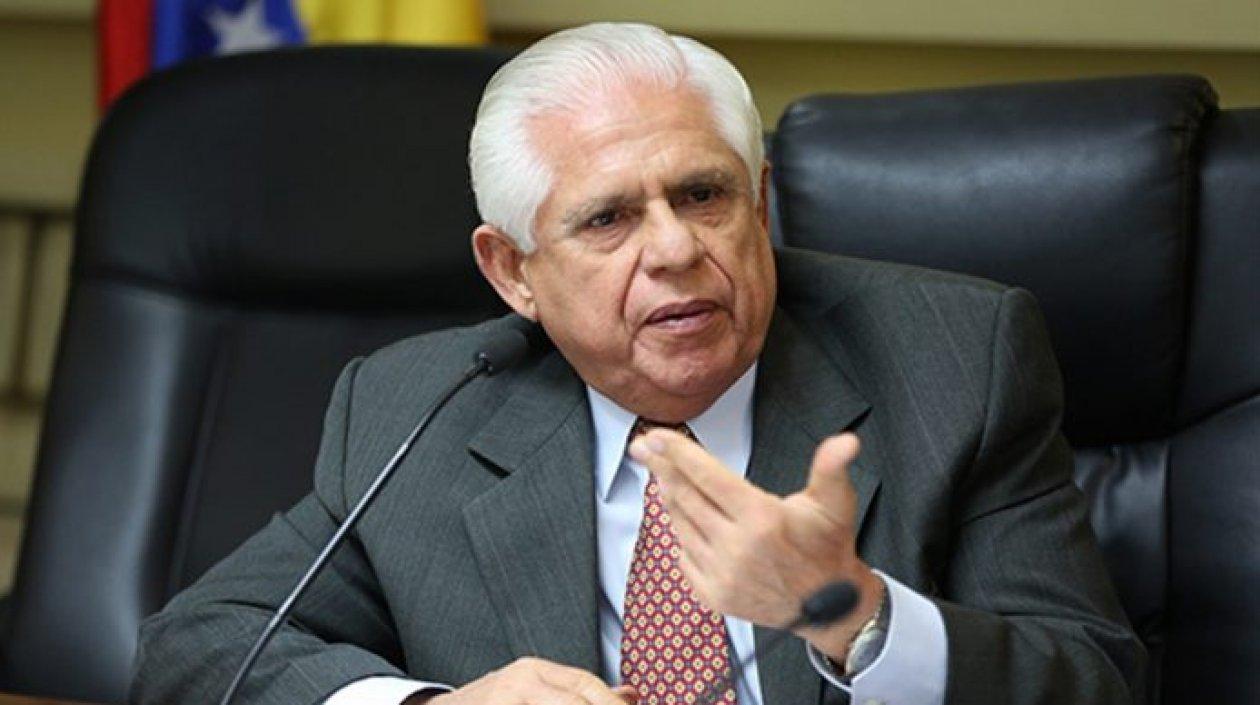 El presidente de la Asamblea Nacional (AN, Parlamento) de Venezuela, Omar Barboza.