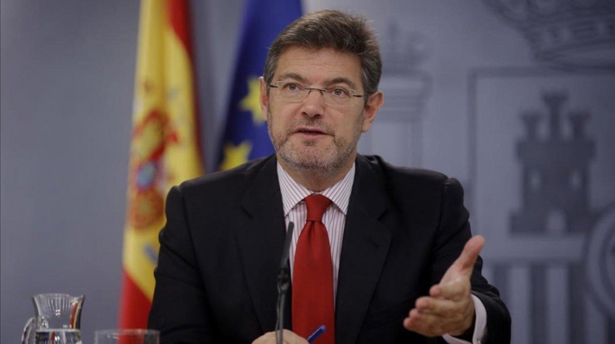 El ministro español de Justicia, Rafael Catalá.