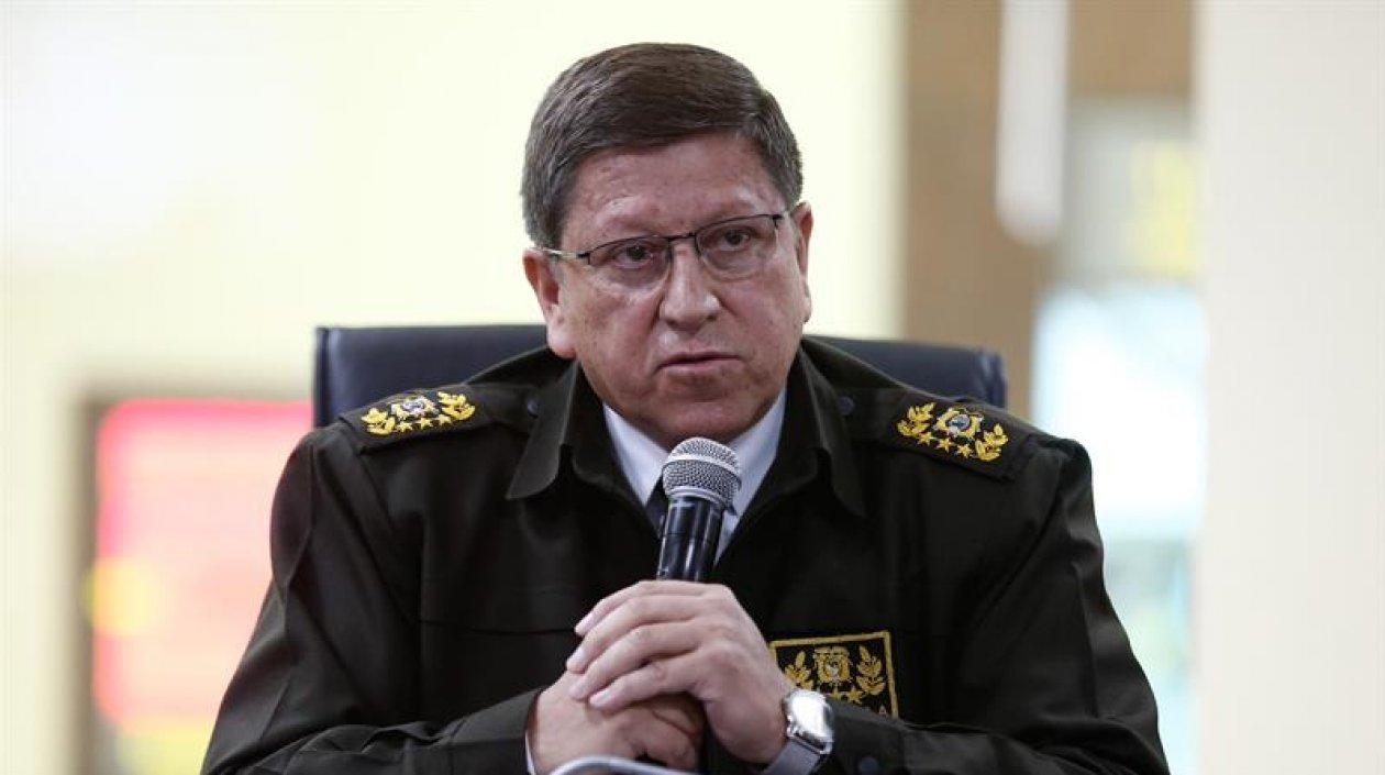 El comandante general de la Policía de Ecuador, Ramiro Mantilla.