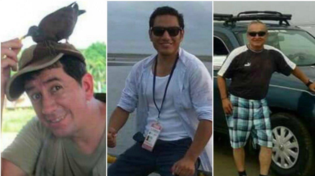 Equipo periodístico asesinado por 'Guacho'.