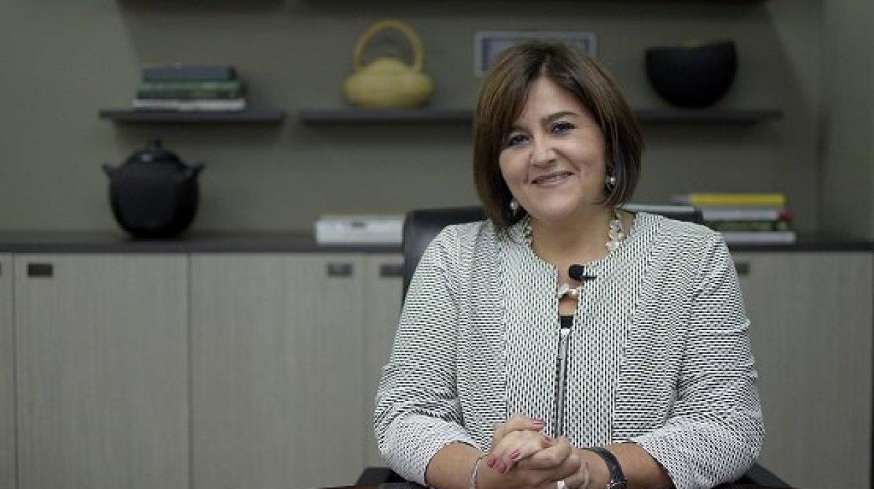La ministra de Comercio, María Lorena Gutiérrez.