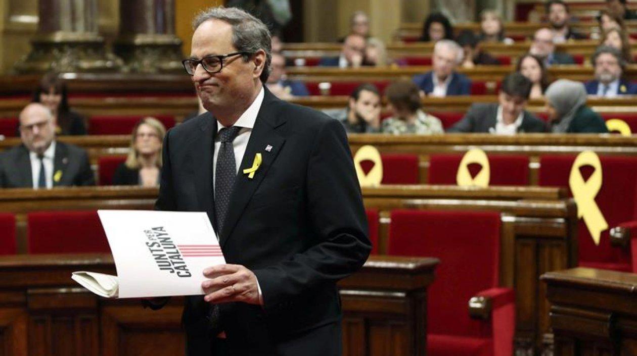 El nuevo presidente de la Generalitat, Quim Torra.