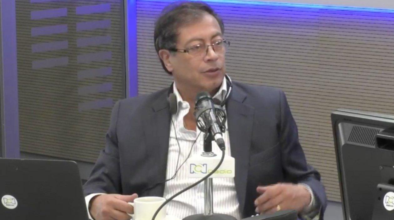 Gustavo Petro, candidato presidencial de la Colombia Humana.