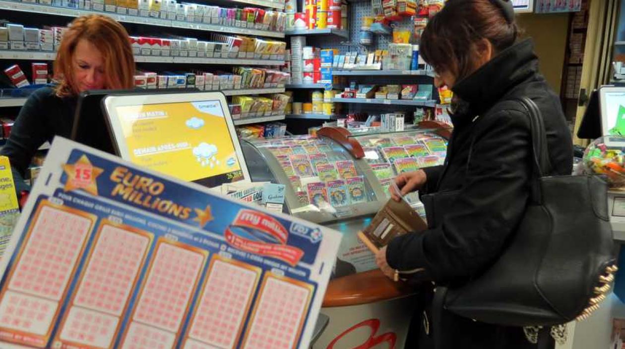 Puesto de lotería en Francia.