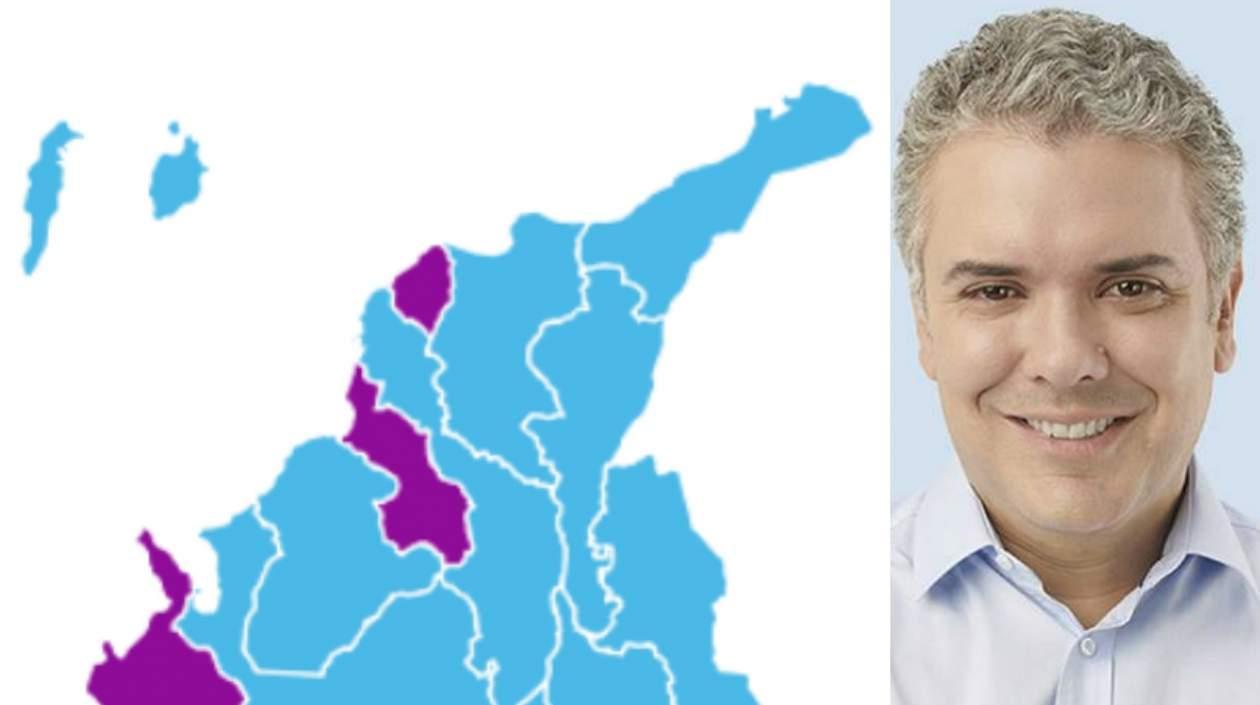 El nuevo Presidente de Colombia ganó en 6 de los 8 municipios de la Región Caribe e Insular.