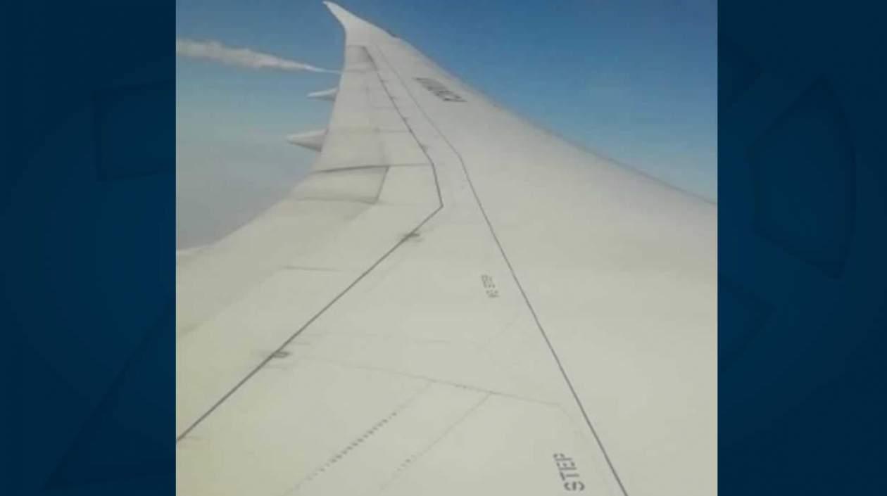 Este avión Avianca, que cubría la ruta Madrid-Bogotá, aterrizó de emergencia.